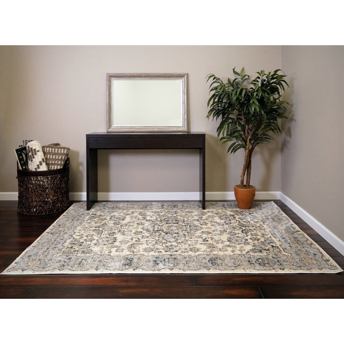 Astoria Grand Oriental Cream Area Rug Wayfair